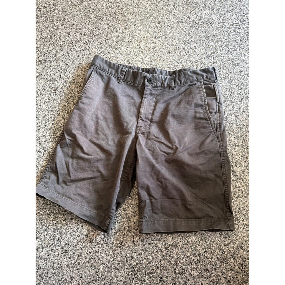 The North Face Mens Gray Cotton Blend Stretch Chino Shorts Size 32 QW 320188